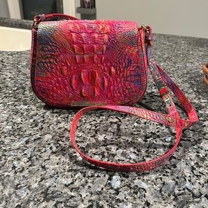 Brahmin crossbody multicolor handbag -gently used in good condition